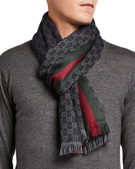 male gucci scarf|Gucci scarf men sale.